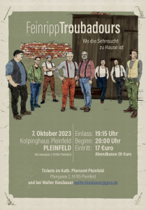 Feinripp Troubadours in Pleinfeld